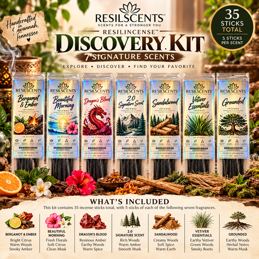 ResilIncense™ Discovery Kit – 7 Signature Scents