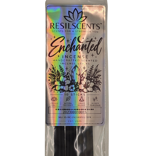 ResilScents Scented Incense — Enchanted (10-Stick Bag)
