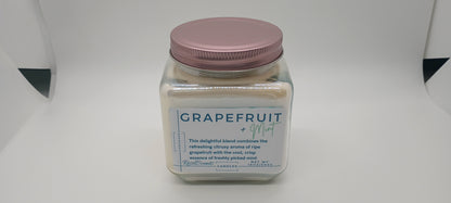 18oz Square Jar Candle with Rose Lid (Wholesale)