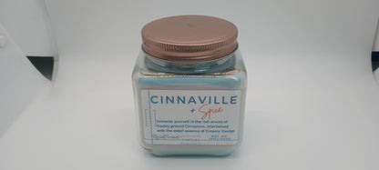 18oz Square Jar Candle with Rose Lid (Wholesale)