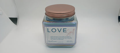 18oz Square Jar Candle with Rose Lid (Wholesale)