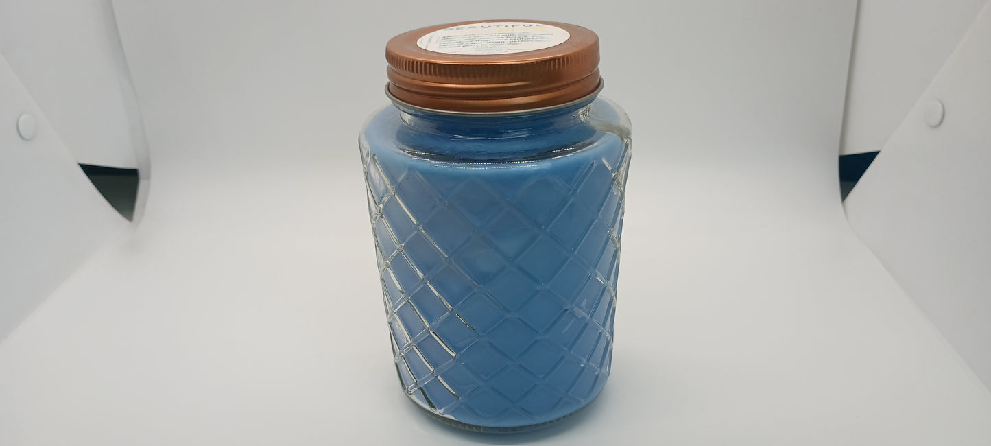 18oz Diamond Jar Candle (Wholesale)