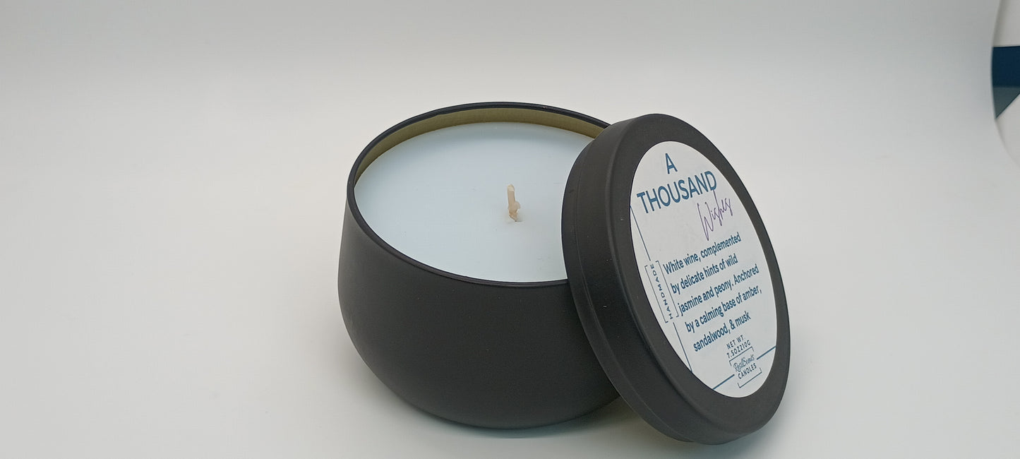 8oz Belly Tin Candle by ResilScents (Wholesale) – Valentine’s Day Edition