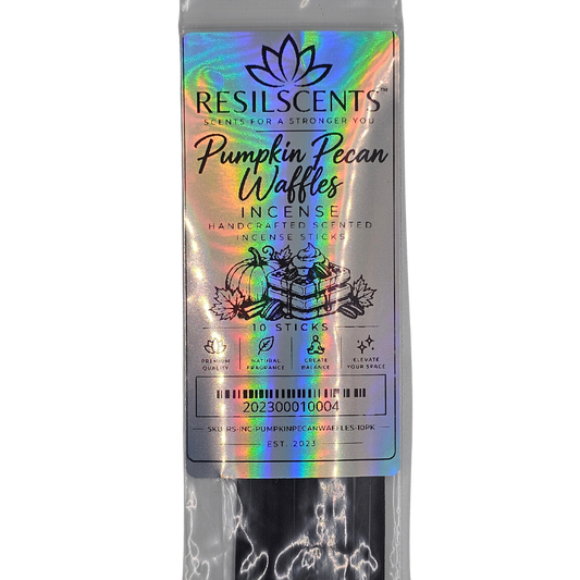ResilScents Scented Incense — Pumpkin Pecan Waffles (10-Stick Bag)